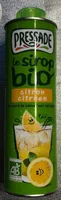 Le sirop bio citron