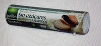 Sandwich fourré chocolat noir sans sucres ajoutés