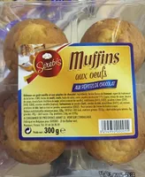 Muffins aux oeufs aux pépites de chocolat