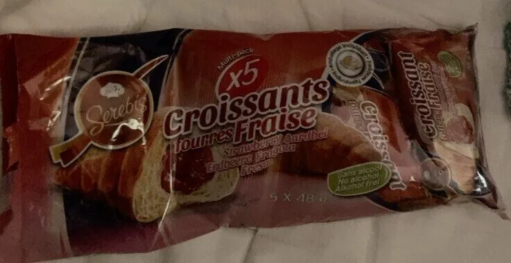 Croissant fourrés Fraise