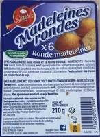 Madeleines Rondes x6