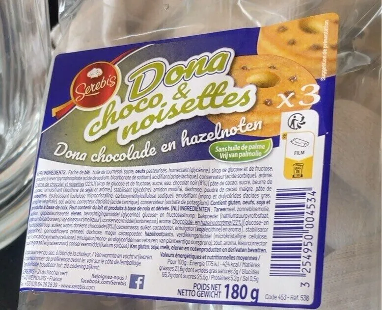 Dona choco & noisettes
