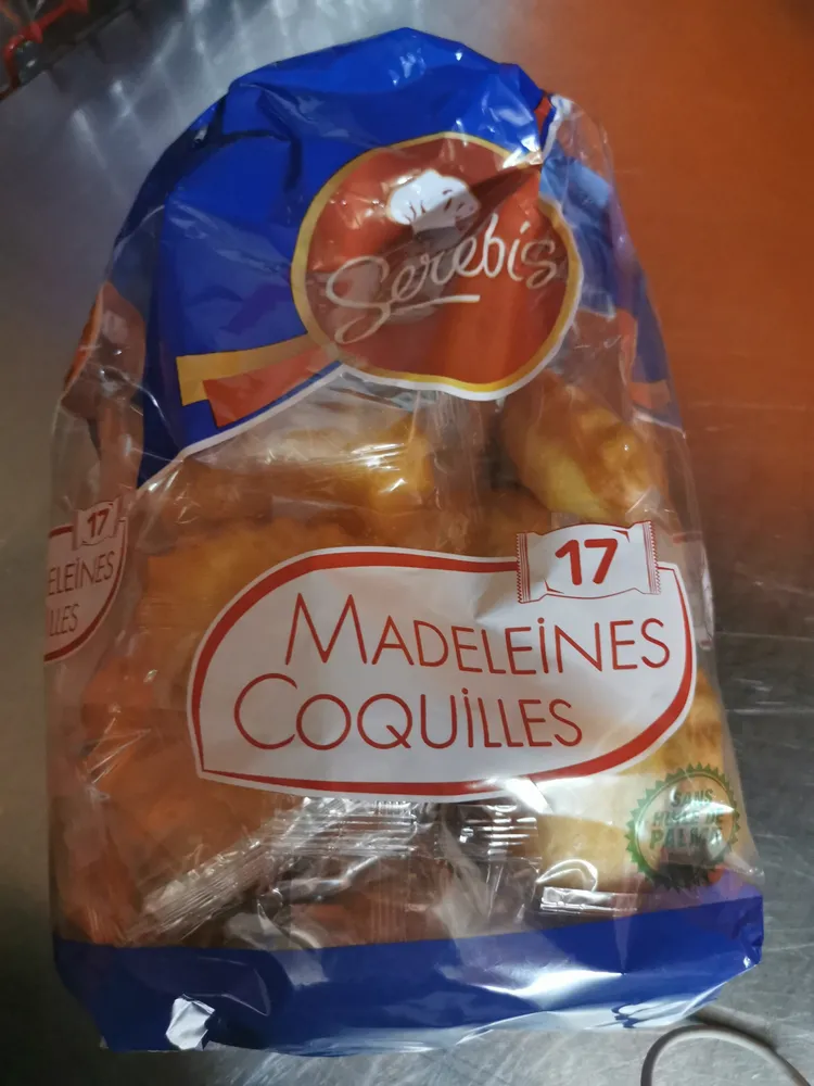 6 Paquets De Sachet Clippé Madeleinescoquilles x 17