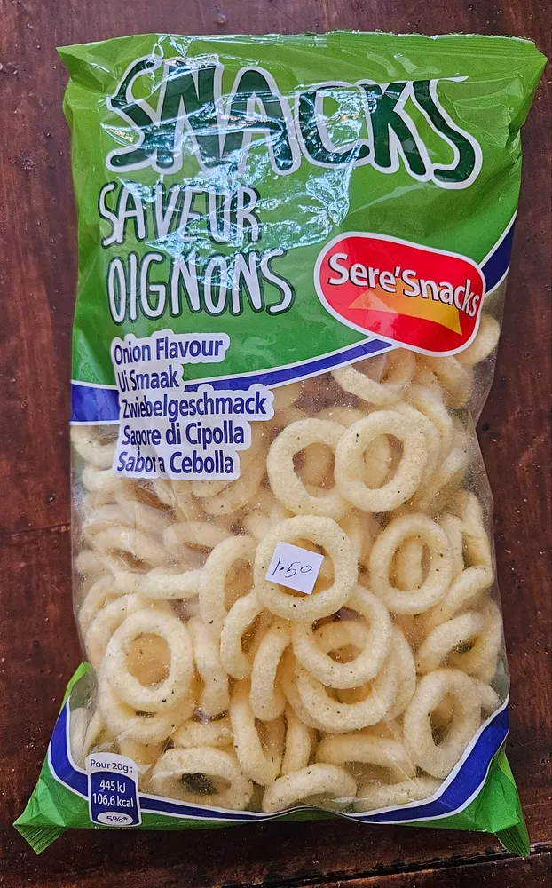 Snacks saveur oignon