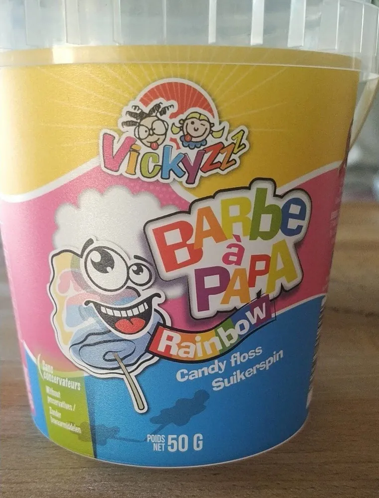 Barbe à papa Raimbow