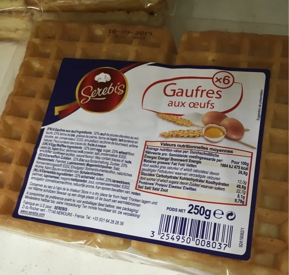 Gaufres aux oeufs