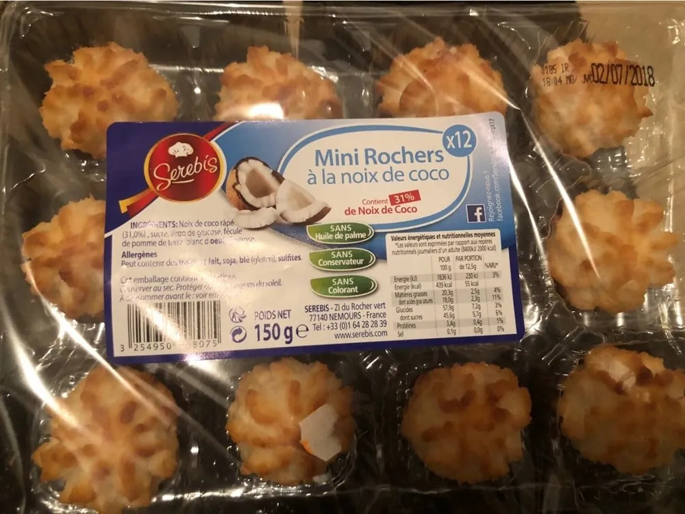 Mini rochers à la noix de coco