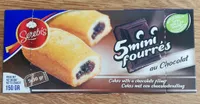 5 mini fourrés au chocolat