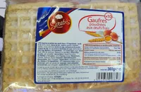 Gaufres poudrées aux œufs frais