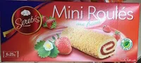 Mini roulés aux fraises