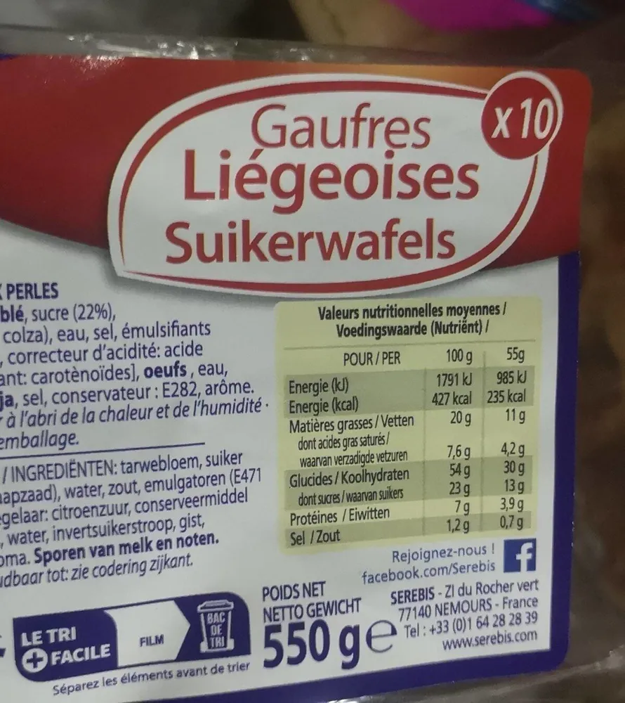 Gaufres Liégeoises
