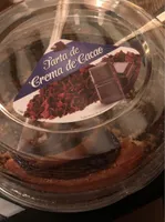Tarta de crema de cacao
