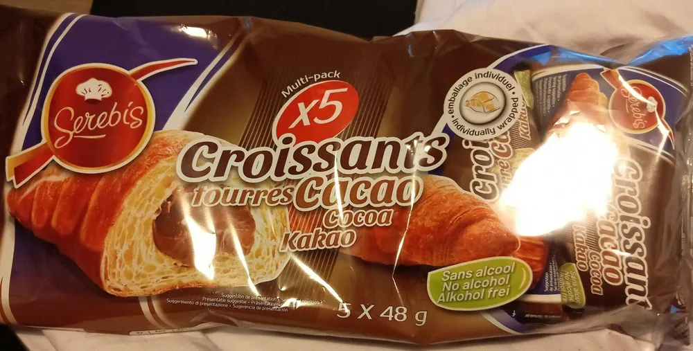Croissant fourrés CACAO