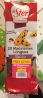 20 madeleines longues raisins