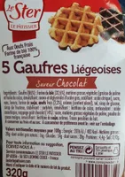 Gaufres liégeoises saveur chocolat