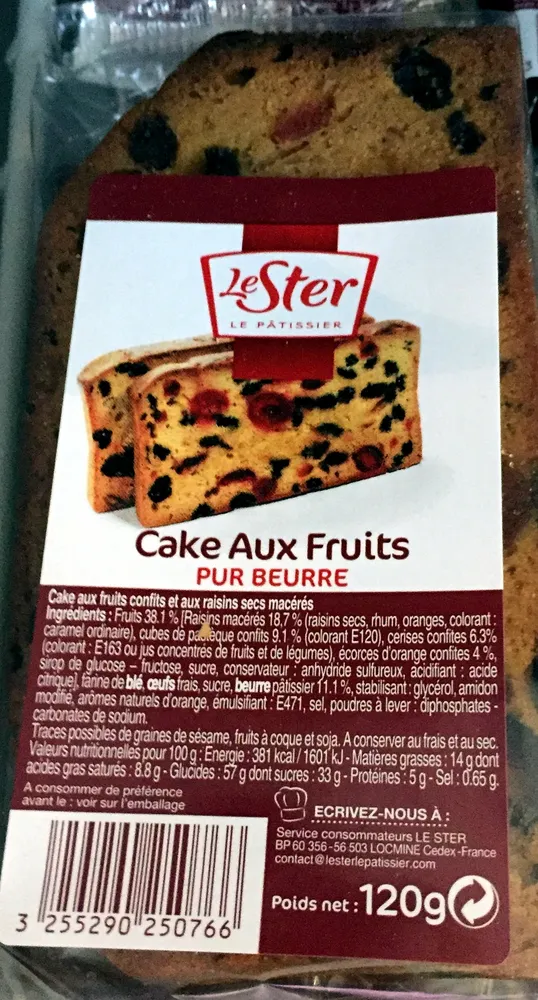Cake au fruits pur beurre