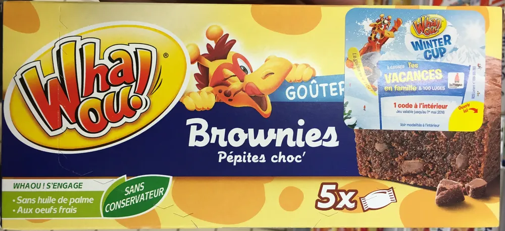 Brownies pépites choc'