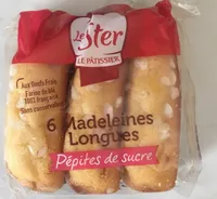 Madeleines longues aux pépites de sucre