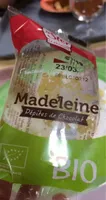 Madeleine pepites de chocolat