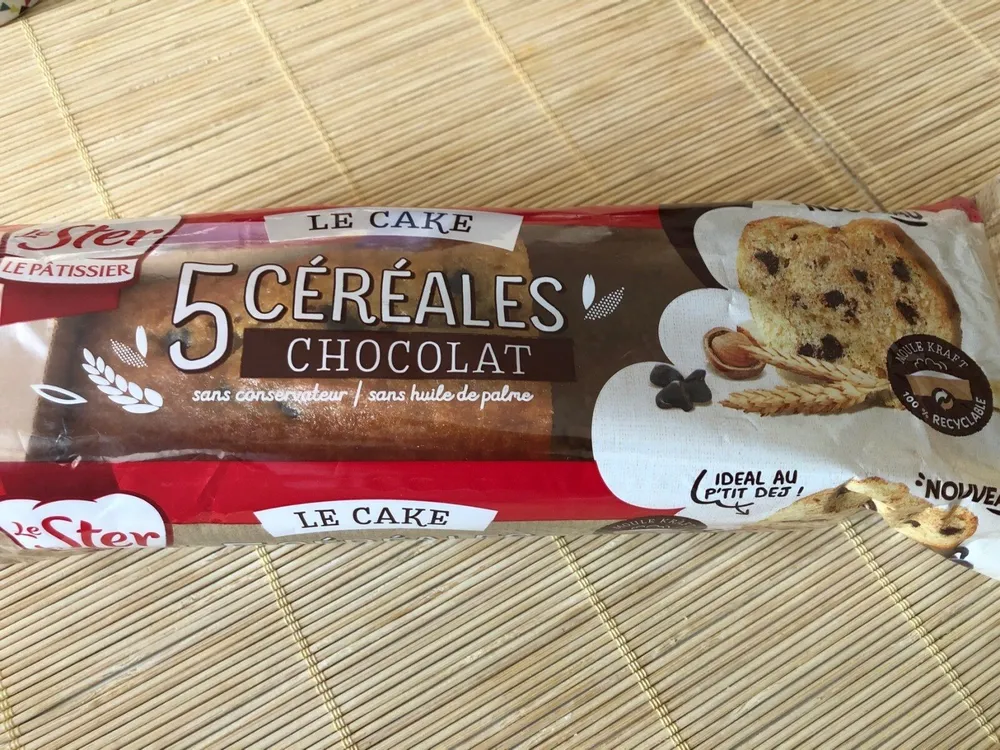 Le cake 5 céréales chocolat