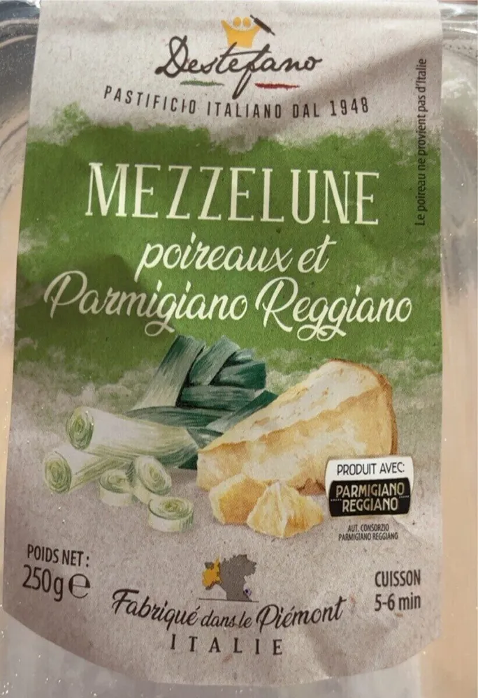 MEZZELUNE poireaux et Parmigiano Reggiano