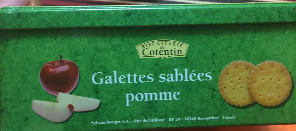 Galettes sablées pomme