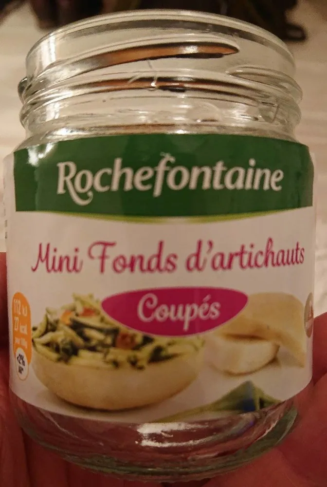 Mini fonds d'artichauts coupé