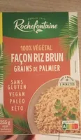 Façon riz brun grains de palmier