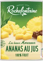 morceaux d'ananas au jus