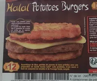Halal potatoes burgers