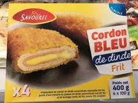 Cordon bleu de dinde frit