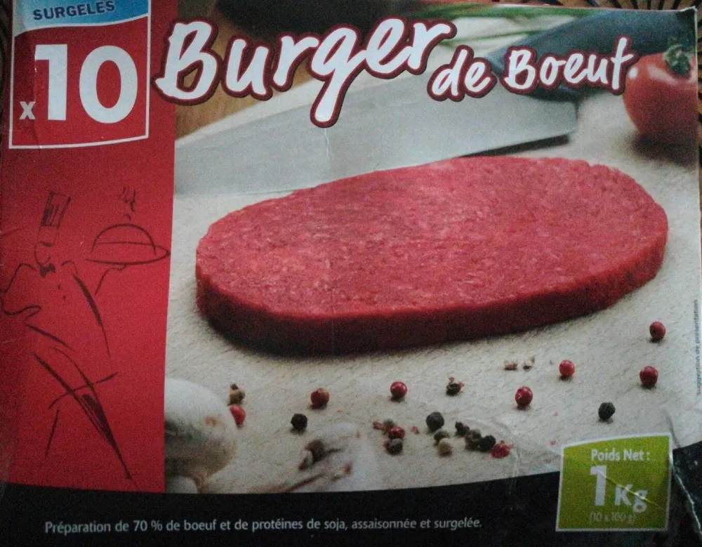 Burger de boeuf
