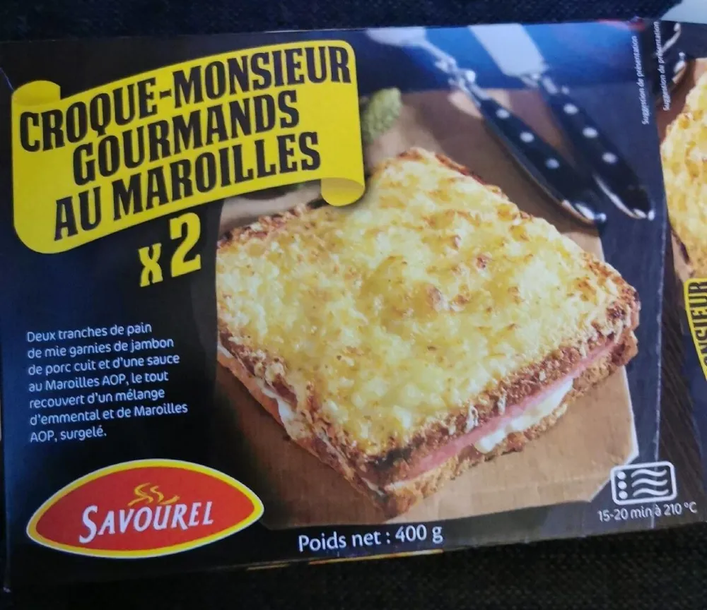Croque monsieur gourmands au maroilles