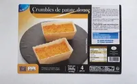 Crumble patates douces