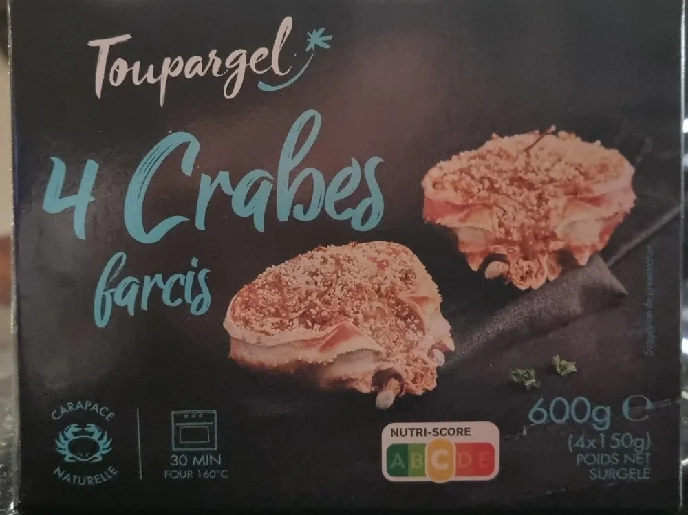 4 Crabes farcis