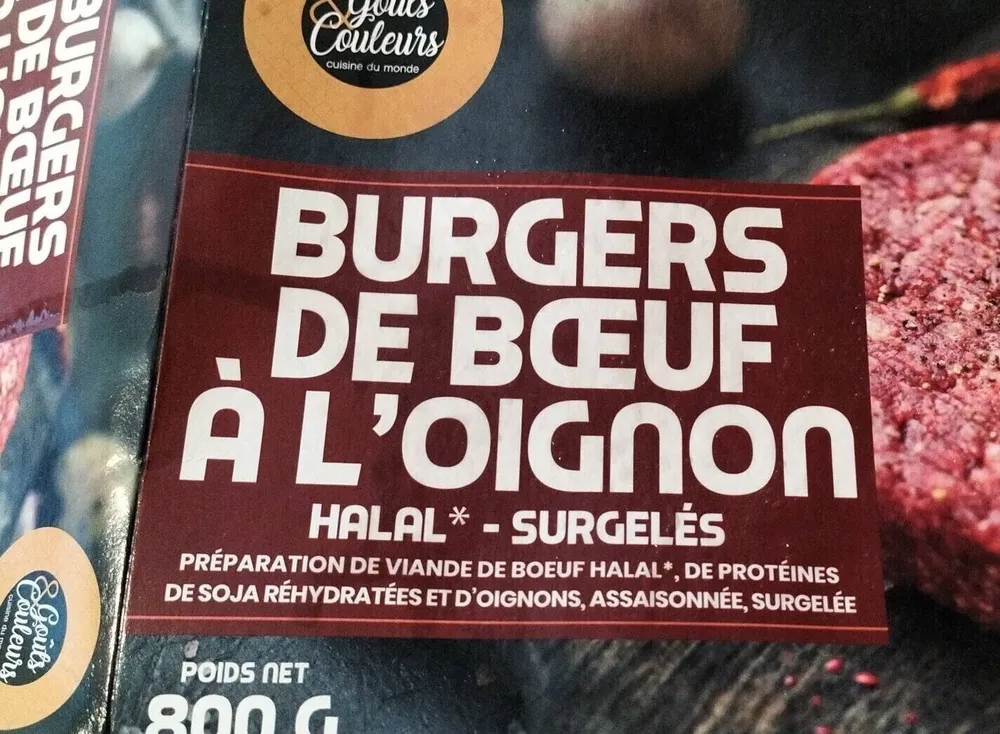 Burger de boeuf à l'oignon