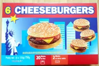 6 cheeseburgers