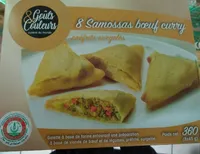 8 Samoussas bœuf curry