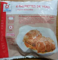 4 paupiettes de veau façon bouchère