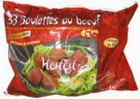 Boulette de boeuf halal x33
