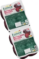 Betteraves Rouges Cuites et Épluchées