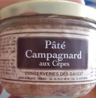 Pâté campagnard aux cèpes