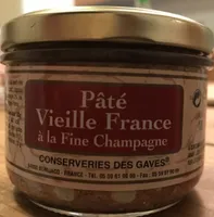 Pâté vieille France à la fine Champagne