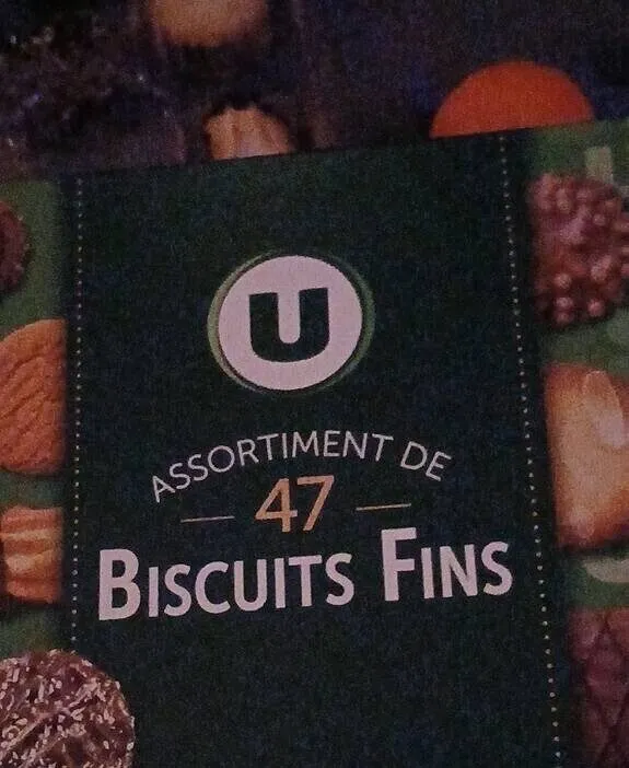 Assortiment de 47 biscuits fins