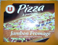 Pizza à partager, Jambon Fromage (cheddar, edam et gouda), Surgelée
