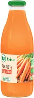 Jus de carottes bouteille en verre de 75cl