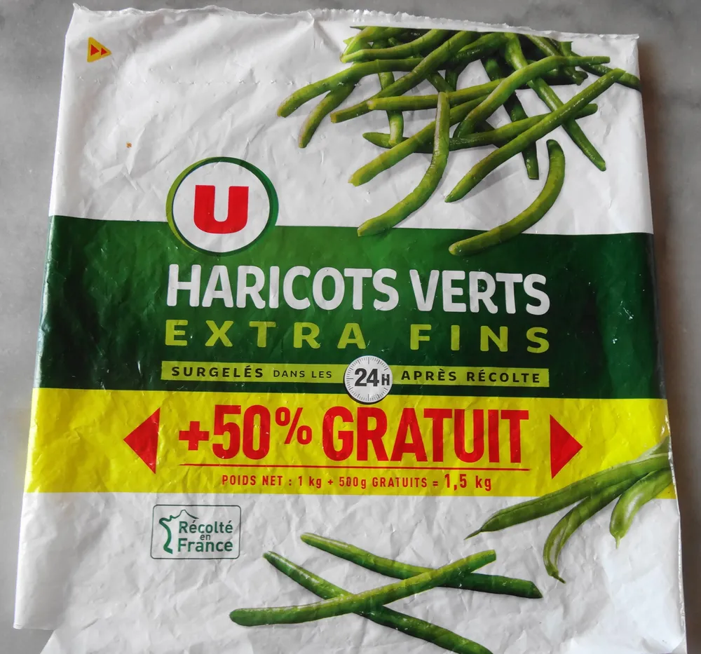 Haricots Verts Extra Fins - Surgelés (+ 50 % Gratuit)