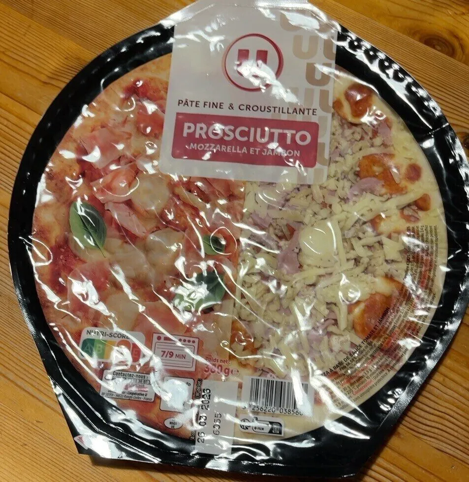 PÂTE FINE & CROUSTILLANTE PROSCIUTTO MOZZARELLA ET JAMBON