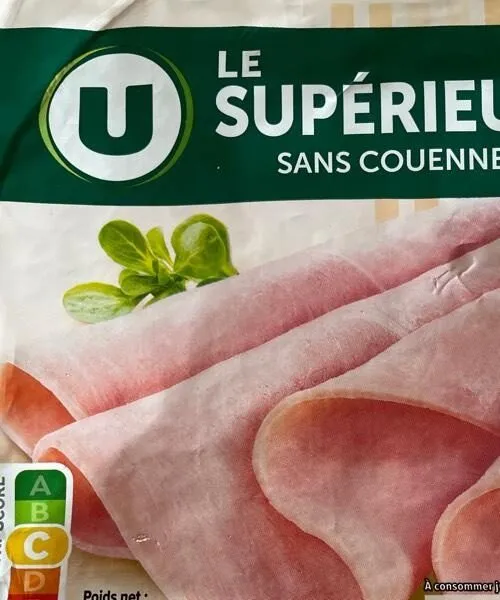 Jambon Supérieur sans couenne - x10 tranches, 400g
