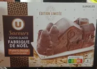 Bûche glacée praliné et chocolat